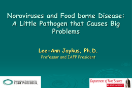 Foodborne Viruses:IFT'98