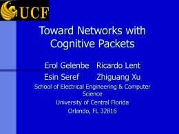 Cognitive Packet Networks