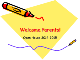 Welcome Parents! - Chagrin Falls Exempted Village Schools