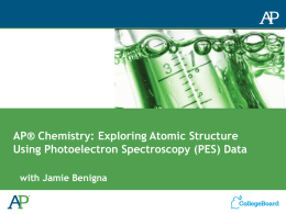 AP Chemistry: Exploring Atomic Structure Using