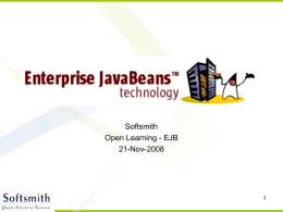 Java EJB presentation