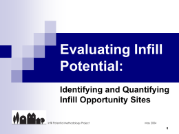 Evaluating Infill Potential - Berkeley Program on Housing