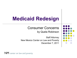 What is Medicaid? - New Mexico Public Health Association