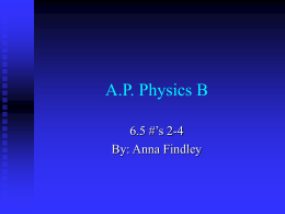 A.P. Physics B