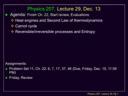 Physics 207: Lecture 23 Notes
