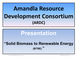 Amandla Resource Development Consortium (ARDC)