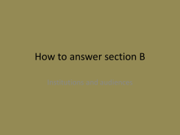 How to answer section B - Mediahubteacher's Blog