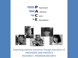 Health Reform and Asthma