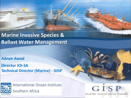 Global Ballast Water Management Programme (GloBallast)
