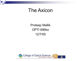 The Axicon