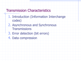 Transmission Characteristics