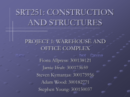 SRT251: CONSTRUCTION AND STRUCTURES
