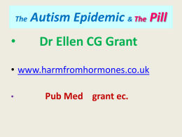 The Autism Epidemic - Harm from Hormones