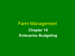 Farm Management - Texas A&M University