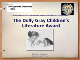 Children’s Books Considered for the 2000 Dolly Gray Award