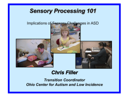 What is Sensory Processing? - Ohio Center for