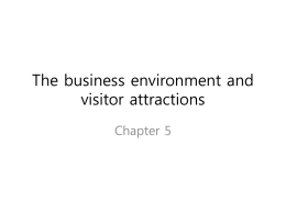 The business environment and visitor attractions