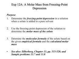 Freezing-point depression
