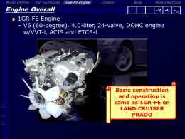 LAND CRUISER (Engine [1GR-FE])