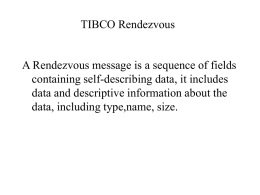 TIBCO Rendezvous