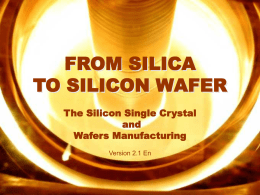 From silica to silicon wafer v2.1 en