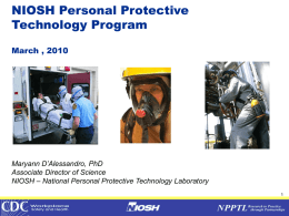 NIOSH-Personal Protective Technology Program (NPPTL)