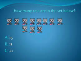 How many cats are in the set below?