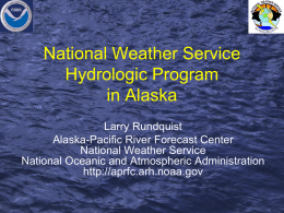 NWS AR Hydrologic Program