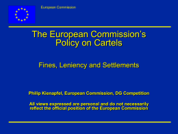 Current EU Competition Policy Issues in Air Transport