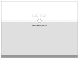 abortion - Western Washington University