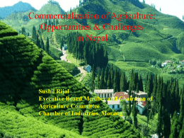 Policy Study of Agribusiness Promotion for Multilateral