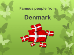 Famous people from Denmark