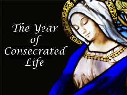 Events for the Year of Consecrated Life(from the USCCB)