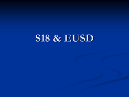 S18 & EUSD