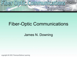 Fiber Optic Communications - New Mexico State University