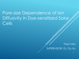 Investigation of Pore-size dependence of ion diffusivity