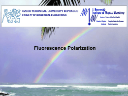 Polarization of fluorescence