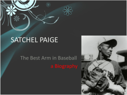 SATCHEL PAIGE