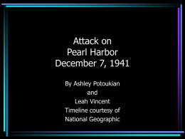 Pearl Harbor - Teaching American History Program