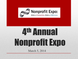 4th Annual Nonprofit Expo