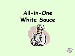 White Sauce (All-in-One Method)