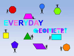 Frontier Geometry – Building Background Knowledge