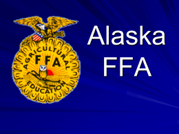 Alaska FFA - Premier Leadership, Personal Growth, Career