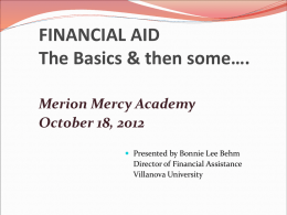 Training - Merion Mercy Academy