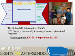 Schuylkill ACHIEVE