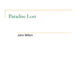 Paradise Lost - GGCA English