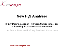 Analytical Instruments for Todays and Future Fuels