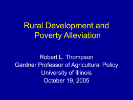 ROBERT L. THOMPSON - farmdoc: Farm Decision Outreach