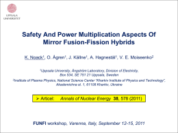 Neutronic Model of a Mirror Based Fusion