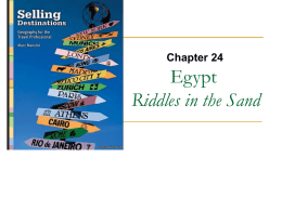 Egypt Riddles in the Sand